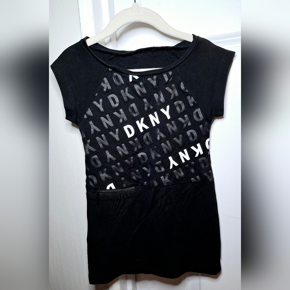 DKNY Logo Cap Cotton Tee (3T/4T)